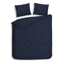 Heckettlane Flanel dekbedovertrek Alloro (Dark Blue)