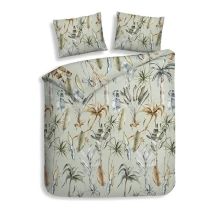 Heckett & Lane Flanel Dekbedovertrek Areca (Green)