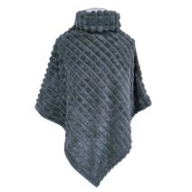 Poncho Bordeaux (Denim)