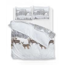Zo! Home Flanel Dekbedovertrek Cervo (White)