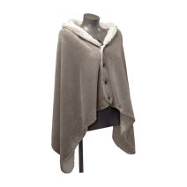 Unique Living Omslagplaid Coby (Taupe)