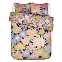 Essenza & Co Dekbedovertrek Flower Fling (Black)