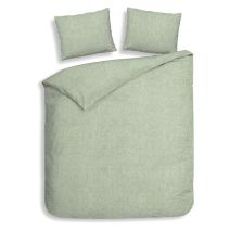 Heckett & Lane Flanel dekbedovertrek Franela (Laurel Green)