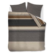 Beddinghouse Flanel Dekbedovertrek Laila (Dark Sand)