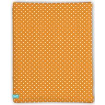 LIEF! Hoeslaken Dots - 40x80 cm - Oranje