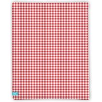LIEF! Hoeslaken Check - 40x80 cm - Rood