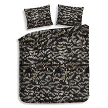 Heckettlane flanel dekbedovertrek Lio (Star Gold)