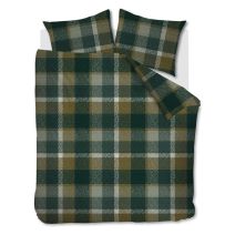 Beddinghouse Flanel Dekbedovertrek Marnix (Green)