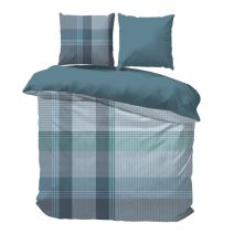 iSleep dekbedovertrek Menno in de kleur blauw
