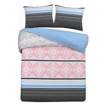 Day Dream Dekbedovertrek Mette (flanel) - Litsjumeaux - 240x200/220 cm - Licht Blauw