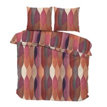 iSleep Dekbedovertrek Noor (Bordeaux)