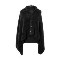 Unique Living Omslagplaid Nox (Black)