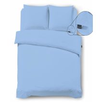 iSleep Dekbedovertrek Perkal (Licht Blauw)