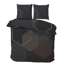 iSleep Dekbedovertrek Rico (Zwart)