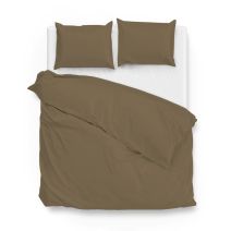 Zo! Home Dekbedovertrek Satinado (Real Taupe)