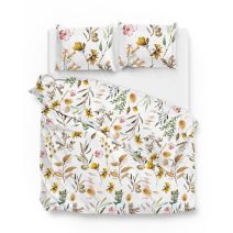 Zo! Home flanel dekbedovertrek Shae (White)