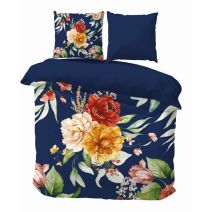 iSleep Dekbedovertrek Simone (Donker Blauw)