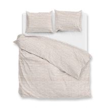 Zo! Home Dekbedovertrek Striscia (Cream Tan)