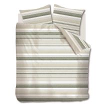Riviera Maison Dekbedovertrek Sturdy Stripe (Grey Green)
