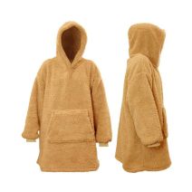 Unique Living Oversized Hoodie Teddy (Latte)