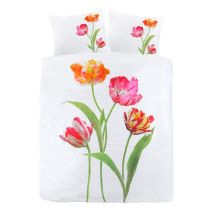 Papillon Dekbedovertrek Tulips (Wit)