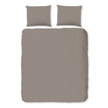 HIP Dekbedovertrek Katoen-Satijn Uni (Clay)