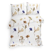 Heckett & Lane Flanel dekbedovertrek Yaza (Multi)