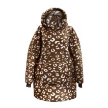 Unique Living Oversized Hoodie Zion (Rocky Brown)