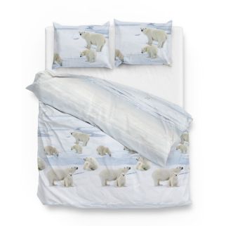 Zo! Home flanel dekbedovertrek Ber (Blue)