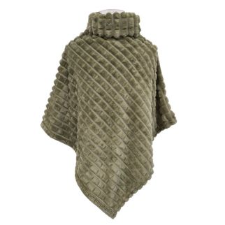 Poncho Bordeaux (Olive)