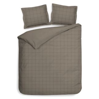 Heckett & Lane dekbedovertrek Diamante (Taupe Grey)