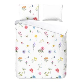 iSleep dekbedovertrek Fleur 30320 (Wit)