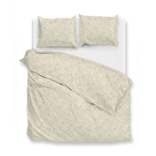 Zo! Home Dekbedovertrek Florealla (Cool Beige)