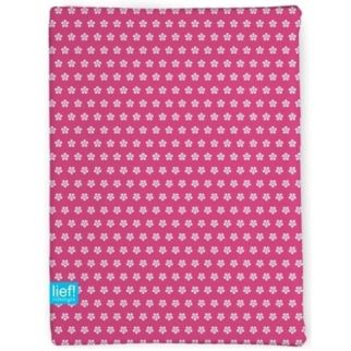 LIEF! Hoeslaken Fuchsia/White Flower - 40x80 cm - Fuchsia