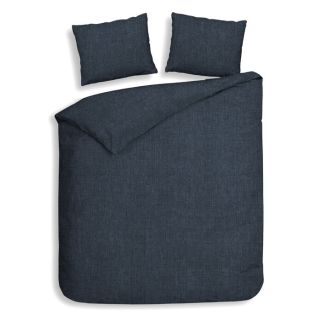 Heckett & Lane Flanel dekbedovertrek Franela (Blue Horizon)