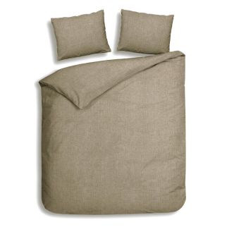 Heckett & Lane Flanel dekbedovertrek Franela (Nomad Sand)