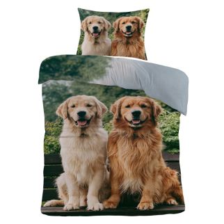 iSleep Dekbedovertrek Golden Retriever (Multi)