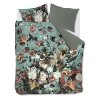 Tweepersoons dekbedovertrek Grandeur van het merk Beddinghouse met een luxueuze, geschilderde bloemenprint