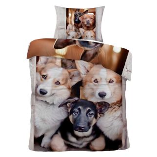 iSleep Dekbedovertrek Honden (Multi)