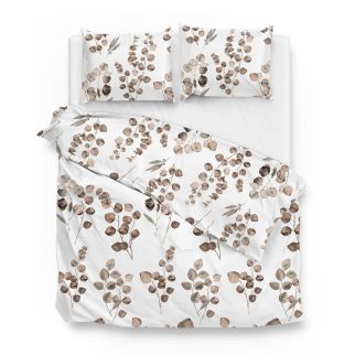 Zo! Home Flanel dekbedovertrek Jolina (Taupe)