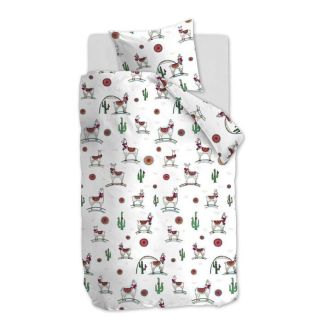 Beddinghouse Junior Overtrek Lama Adventure Multi (120x150)