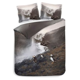 Heckettlane Dekbedovertrek Laurien (White Grey)