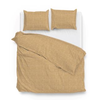 Zo! Home dekbedovertrek Lino (Ochre Yellow)