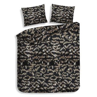 Heckettlane flanel dekbedovertrek Lio (Star Gold)