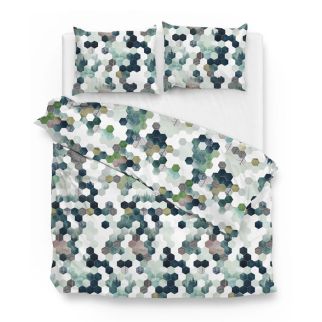 Zo! Home Flanel dekbedovertrek Marsala (Green)