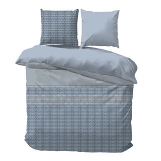 iSleep dekbedovertrek Martijn in de kleur blauw