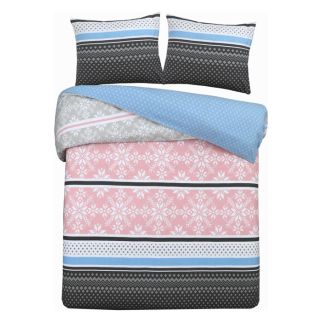Day Dream Dekbedovertrek Mette (flanel) - Tweepersoons - 200x200/220 cm - Licht Blauw