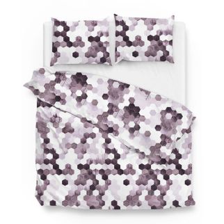 Zo! Home dekbedovertrek Neo (Mauve)