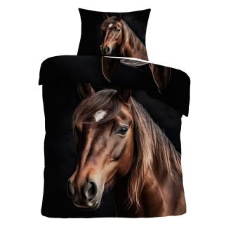 iSleep Dekbedovertrek Paard (Bruin)