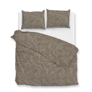 Zo! Home Dekbedovertrek Paisley di Lino (Palm Taupe)